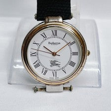Burberry men's watch, white dial, model 8000 00s #QY0V74