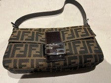Fendi FF logo print shoulder bag #QY7YZ1