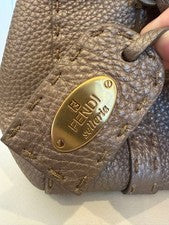 FENDI Selleria handbag, greige metallic #QY4Z02