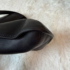COACH Old Coach Shoulder Bag, Black, Made in USA #QY7IJY