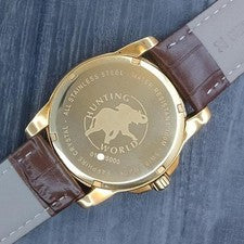 HUNTING WORLD Watch, Swiss Made, Limited Edition (5000 pieces worldwide) #QYA37A