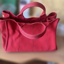 PRADA 2-way bag, red, large size #QYAZKL