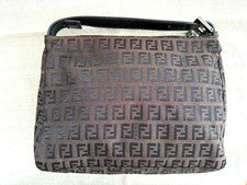 FENDI Accessory Pouch Handbag Zucchino #QY2MJR