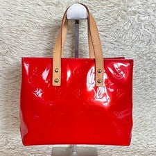 LOUIS VUITTON Vernis Monogram Lead PM Bag (Red) - Official Store #QYAZ8Q