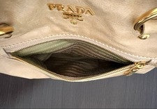 PRADA VITELLO SHINE Leather Bag with Shoulder Strap #QYFOSA
