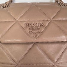 PRADA Pink Nappa Leather Handbag #QYFW1B