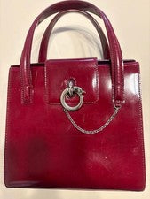 Cartier Panthère handbag and wallet set, burgundy. #QY1XT8