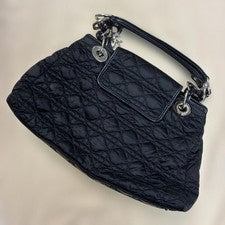 DIOR Christian Dior Cannage Quilted Handbag, Black #QY60DC