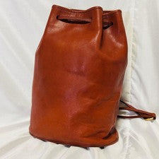 Old Coach drawstring bag, designed by Shuhei Nishiguchi, leather shoulde #QYIVC5