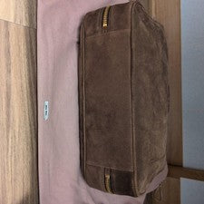 miu miu Beau suede handbag brown