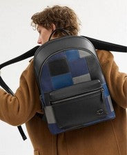 COACH Charter Backpack Patchwork Leather C Hardware #QYIG6G