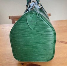 Louis Vuitton Speedy 25 Epi Leather Bag (Green) #QY5UNR
