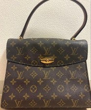 LOUIS VUITTON Brown Monogram Canvas Handbag #QY4J98