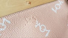 Christian Louboutin Genuine Leather LOVE Pink Pouch Bag #QY3020