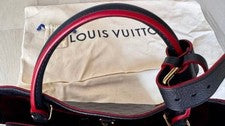 LOUIS VUITTON Montaigne BB M42747 Navy / Rouge Empreinte Leather #QYG2VC