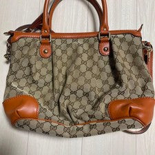 GUCCI GG Canvas 2-way Handbag #QY3OS2