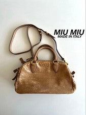 MIU MIU CROCODILE 2way SHOULDER HAND BAG