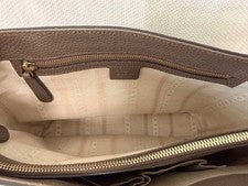 GUCCI logo handbag, leather, for women #QY1ZBV