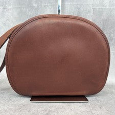 COACH Old Coach shoulder bag, round shape, leather, brown. #QYGIQL