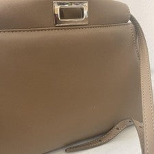 FENDI Peekaboo Mini Leather Handbag with Full Accessories #QYDQE1