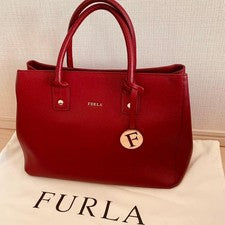 FURLA Furla Red Leather Handbag #QYJC86