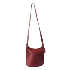 Old Coach Shoulder Bag, Flap, Red Leather #QYGQJC