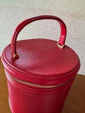 LOUIS VUITTON Epi Cannes Red with key case #QYA4KN