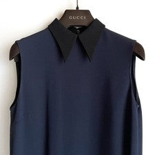 MIUMIU *Sleeveless dress navy black