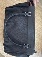 GUCCI GG canvas handbag Black #QY26XL