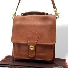 COACH Old Coach Leather Shoulder Bag (2-way) #QYCNEL