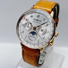 Zeppelin Men's Watch 7039-7 Chronograph Silver #QY5SEM