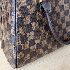 LOUIS VUITTON Riviera MM Damier Canvas Handbag Brown Sapporo Japanese Disco #QY13G7