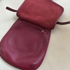 COACH Leather Shoulder Bag, Red #QYESTI
