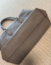 PRADA gray leather handbag Women #QYKTXZ