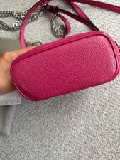 miu miu 2way mini shoulder bag pink safety appraised