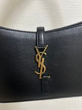 YVES SAINT LAURENT Black Leather Handbag #QY43M9