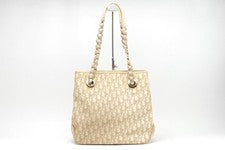 Christian Dior Trotter Tote Bag, Beige #QYFPH6