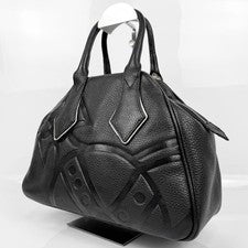 Vivienne Westwood Yasmin Bag, Big Orb, Leather, Black #QY9GII