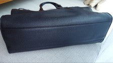 YSL Black Leather Tote Bag #QY39KQ