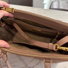 PRADA Beige Handbag, Saffiano Leather Women #QY8MTC