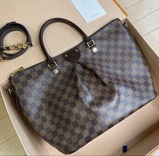 LOUIS VUITTON Shena GM Damier Handbag #QYDJ3F
