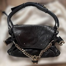 Chloé Paddington Black Leather Handbag #QY4QTN