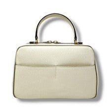 Valextra handbag, Serie Esse, medium size, ivory, white leather. #QY7K0R