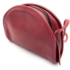COACH Old Coach USA-made Mini Shoulder Bag, Half-Moon Shape, Leather, Re #QYJ3FC