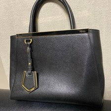 FENDI Petite 2JOURS Mini Tote Black #QYA3YH