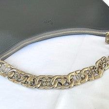 Christian Louboutin Chain Shoulder Bag Rubira Gray #QYDI6G