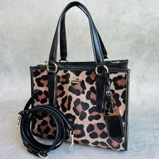 Y2K COACH Harako Leopard 2way Bag #QY7AY4