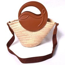 CHRISTIAN LOUBOUTIN Biloumoon Basket Basket Bag S, Leather #QYKSGQ