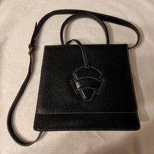 Loewe Barcelona LOEWE Black Handbag Shoulder Bag 2-way #QY68Y9