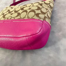 y2k coach 2way shoulder bag signature #QY12QJ